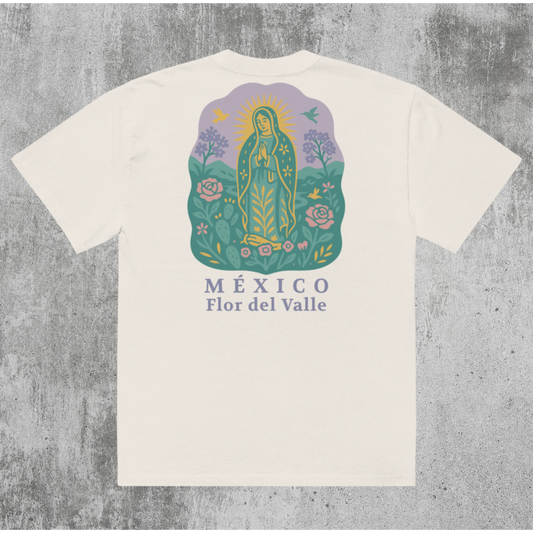 México – Flor del Valle Tee [Bone]