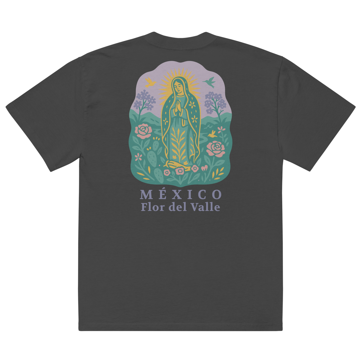 México – Flor del Valle Tee [Black]