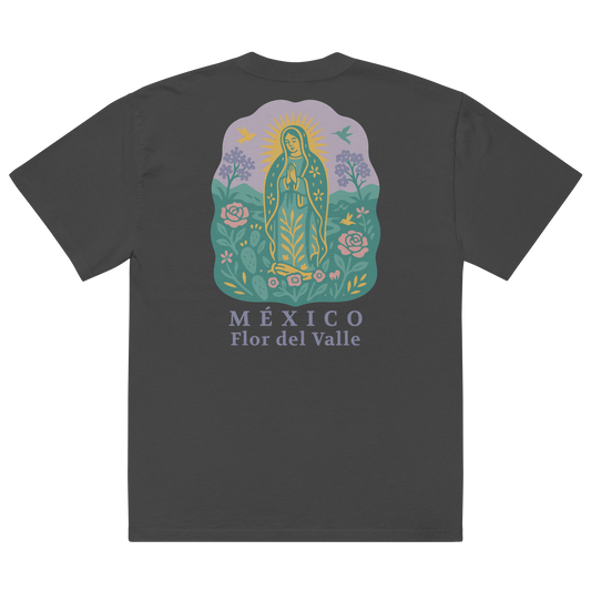 México – Flor del Valle Tee [Black]